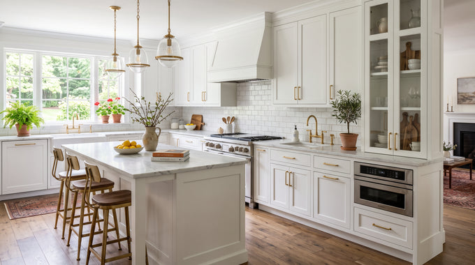 Best Countertops for White Shaker Cabinets