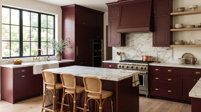 Burgundy & Oxblood Kitchen Cabinets: The Bold 2026 Color