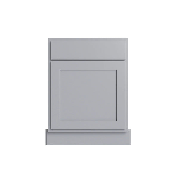 KCD Essential Gray Corner Sink Front for 42" Space - 27" W