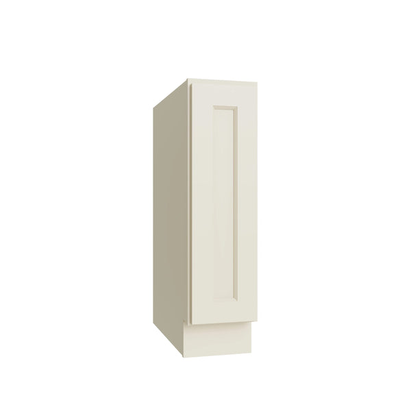 KCD Brooklyn Pearl Single Door Full Height Base Cabinet - 9" W