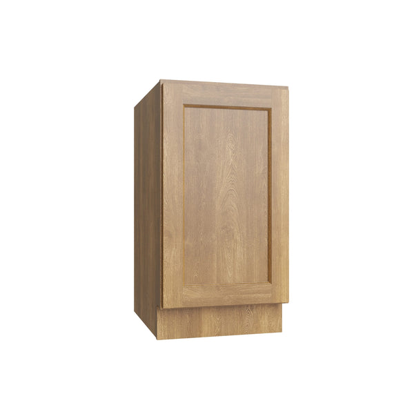KCD Brooklyn Fawn Full Height Single Door Base Cabinet - 21" W