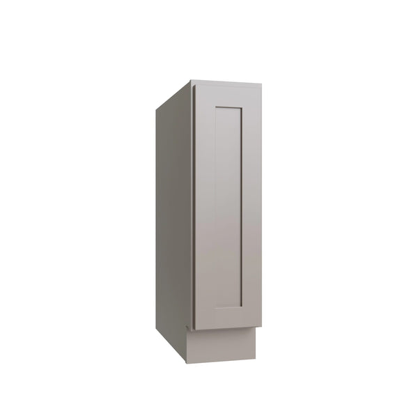 KCD Shaker Sand Single Door Full Height Base Cabinet - 9" W