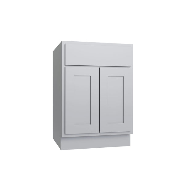 KCD Essential Gray Double Door Standard Base Cabinet - 24" W