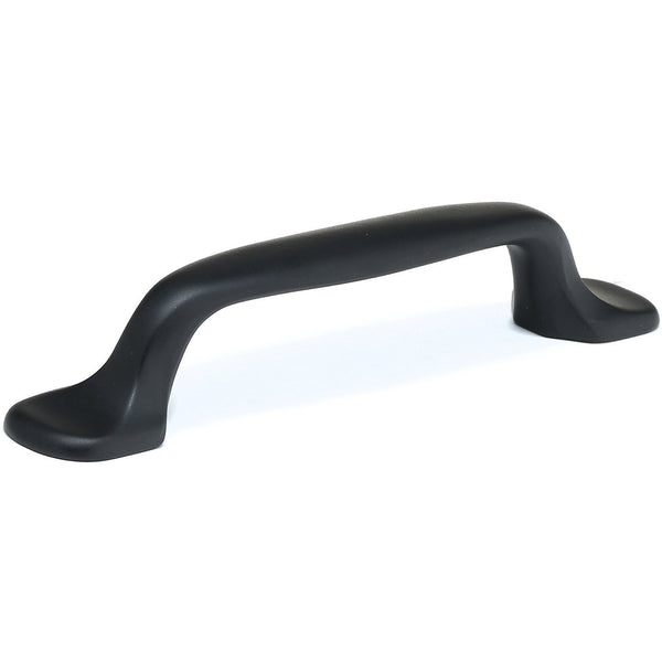 Richelieu 2377 traditional cabinet pull in matte black