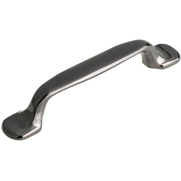Richelieu 2377 traditional cabinet pull in black nickel