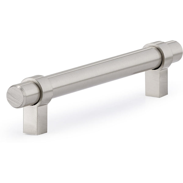 Richelieu 5016 modern cabinet pull in brushed nickel