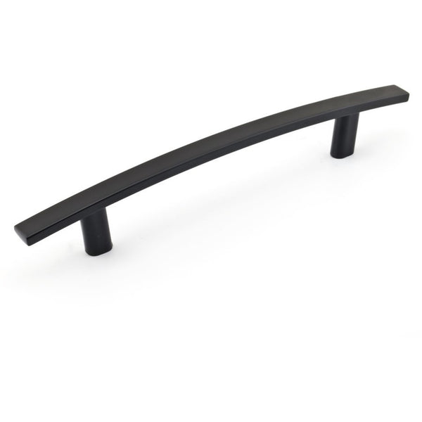 Richelieu 650 transitional cabinet pull in matte black