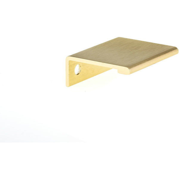 Richelieu 9898 modern cabinet pull in satin gold