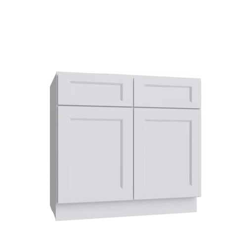 KCD Brooklyn Bright White Sink Base Cabinet - 30" W