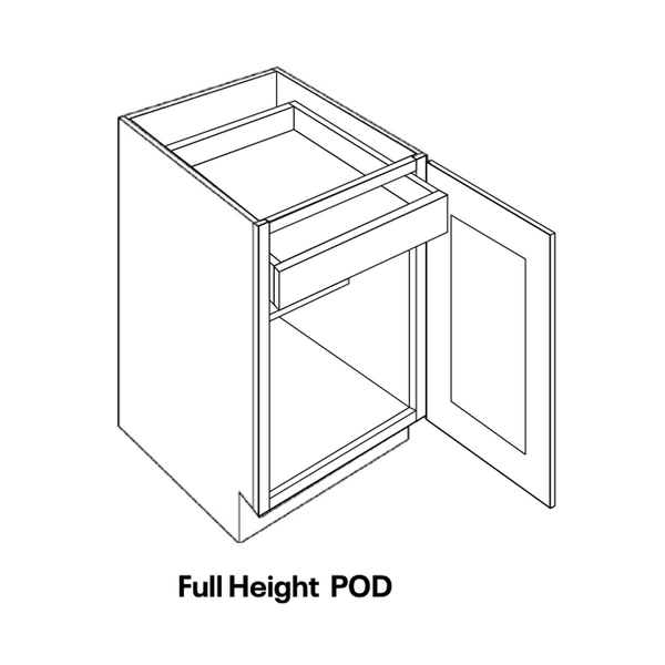 CNC Cabinetry BFH1-POD line drawing