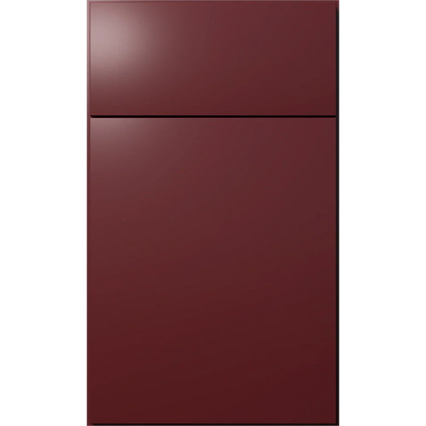 Fabuwood Allure Luxe Cabernet Red Door Sample