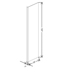 Fabuwood Allure Fusion Macadamia Beige 3" W X 120" H X 30" D Refrigerator End Panel