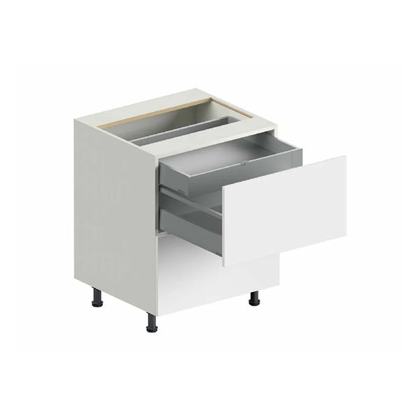 Fabuwood Illume Catalina Cashmere Gloss 27" W Interior Roll Out for 2 Drawer Base