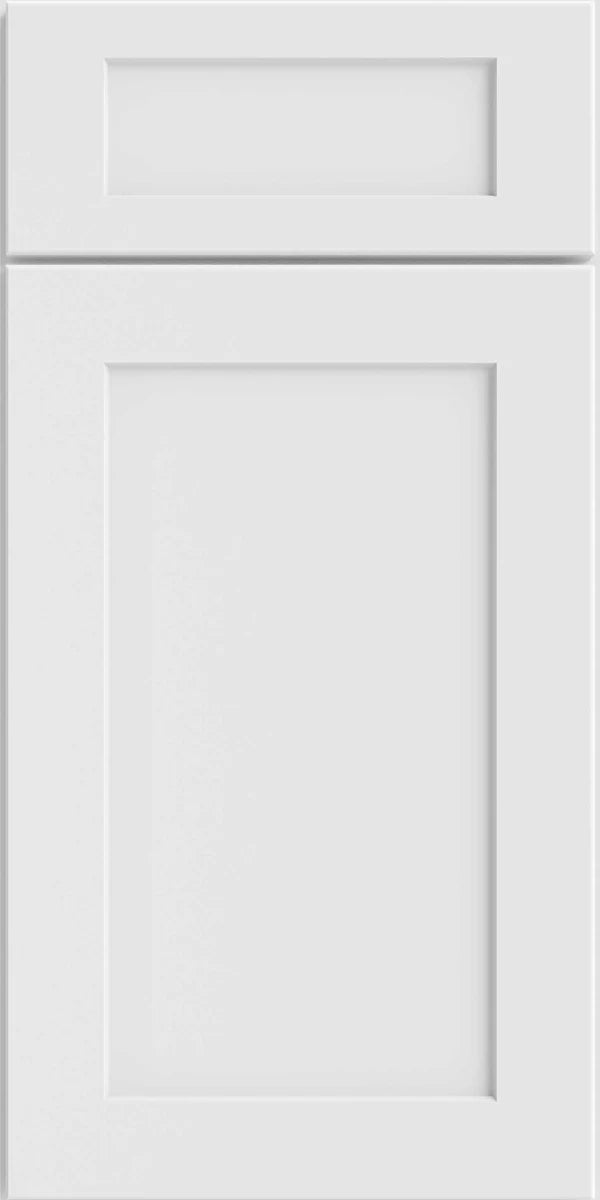 CNC Luxor Glencove White door sample