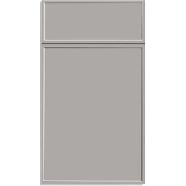 Eurocraft Haze Gray Slim Shaker Cabinet Door Sample