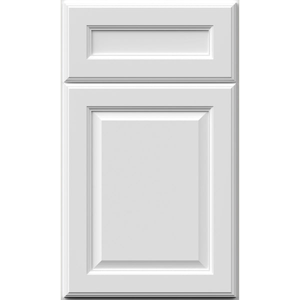 Fabuwood Value Premium Hallmark Frost Raised Panel White Door Sample