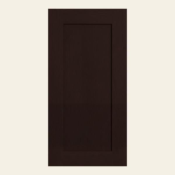 Sample Door - Assembled Ebony Shaker - Sample Door