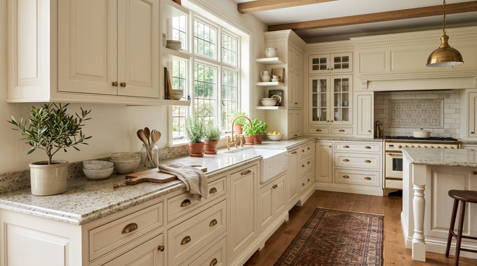 Cream & Off-White Kitchen Cabinets: The Warm White Trend
