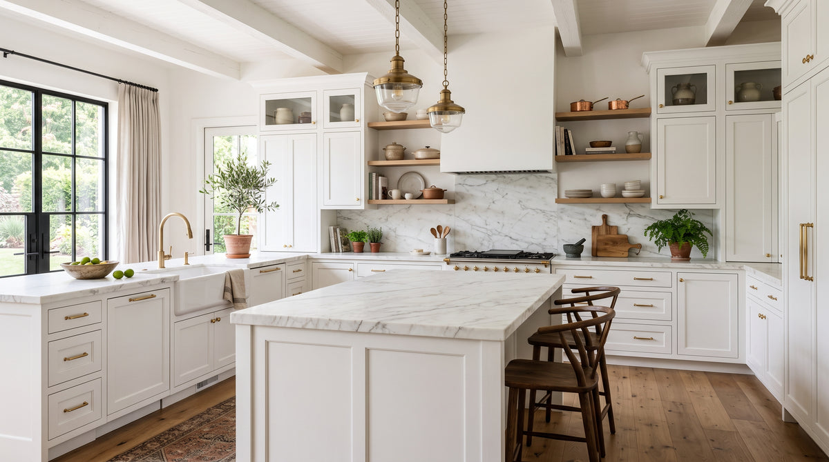 Best Hardware for White Shaker Cabinets