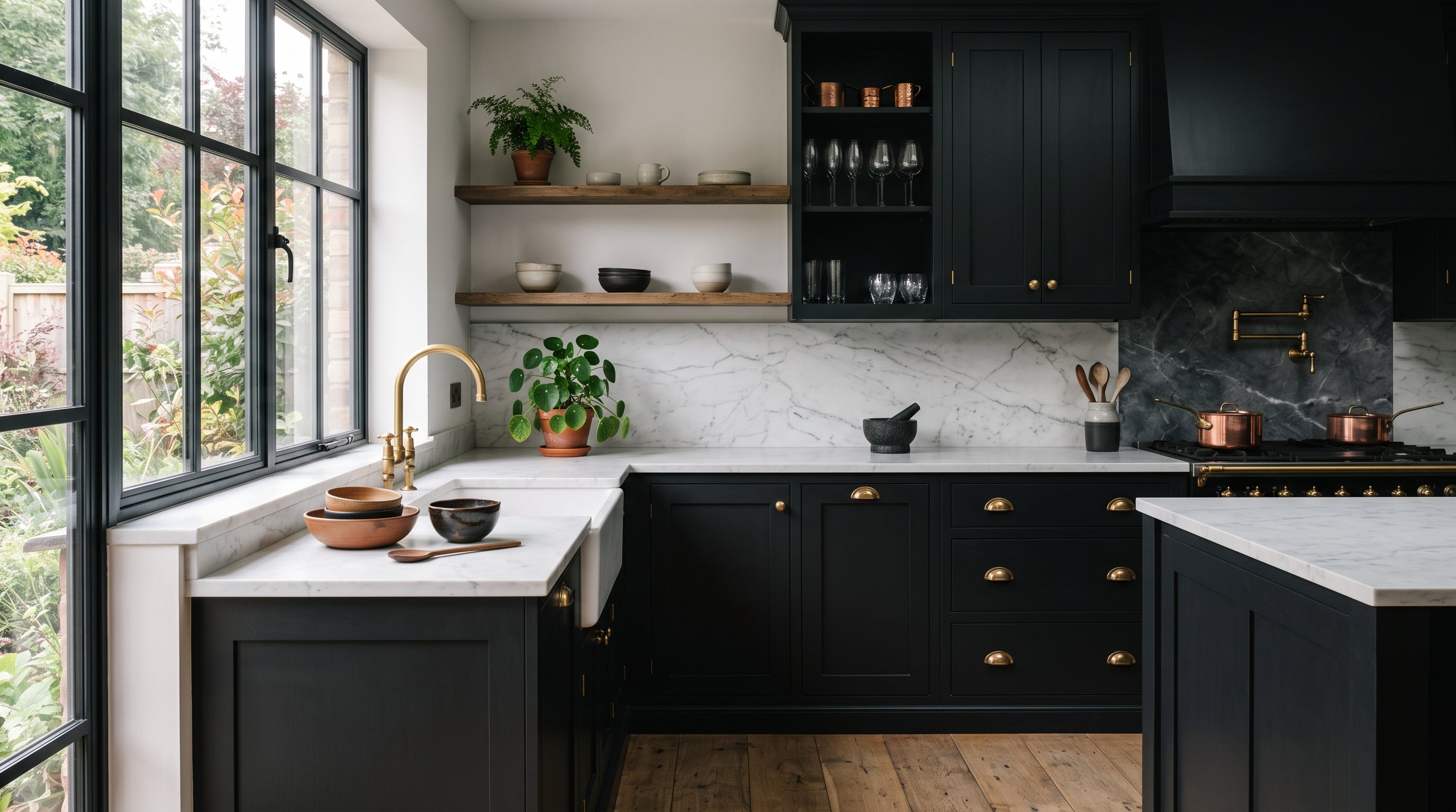 Dark & Moody Kitchen Cabinets: Charcoal, Graphite & Black — Direct Cabinet Deals
