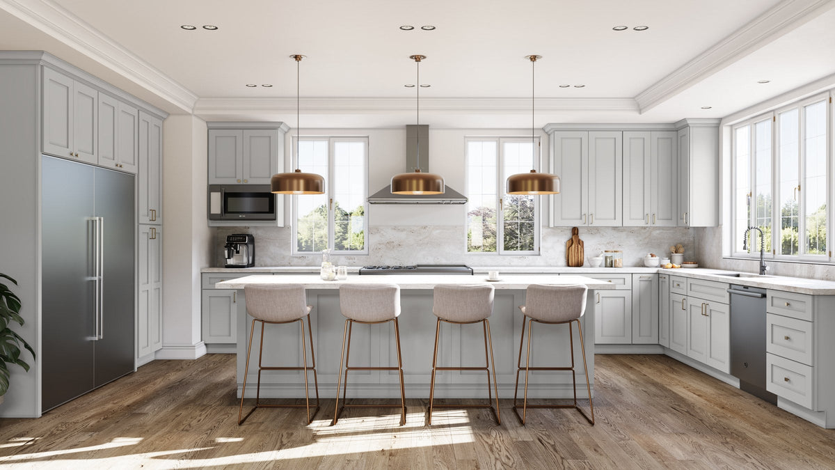 Fabuwood Allure Galaxy Nickel kitchen cabinets