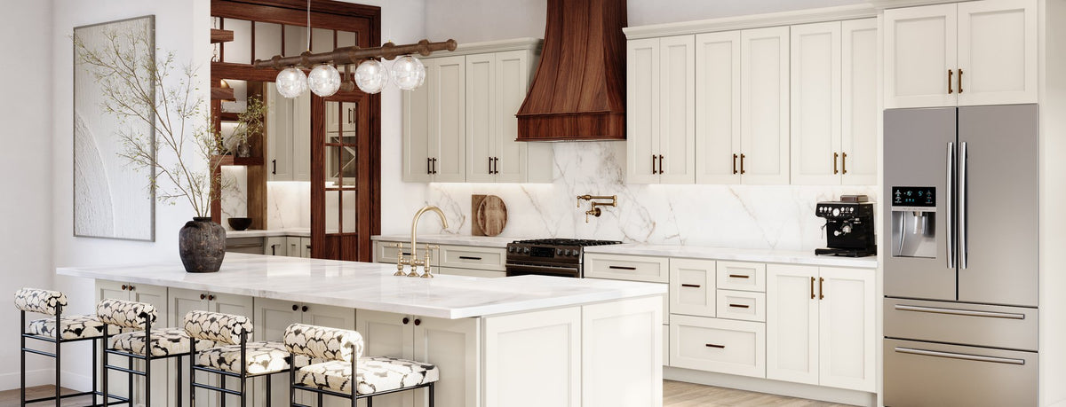 KCD Brooklyn Pearl kitchen cabinets