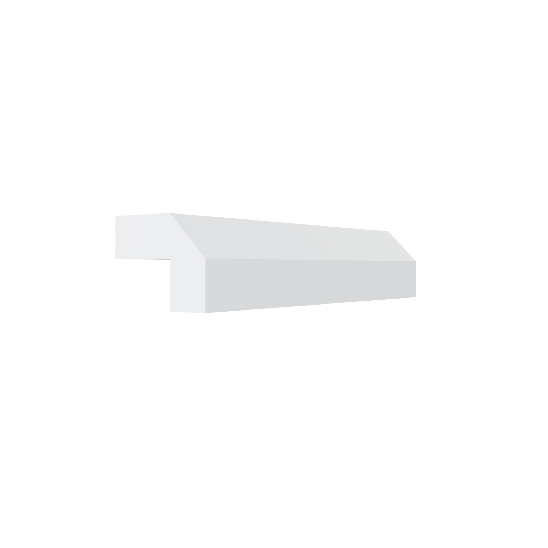 KCD Brooklyn Bright White Light Rail Molding - Transitional - product photo