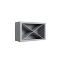 KCD Brooklyn Modern Gray Wine Rack - 30" W x 18" H x 12" D - product photo