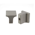 KCD Decorative Hardware 1" Square Knob Satin Nickel - product photo
