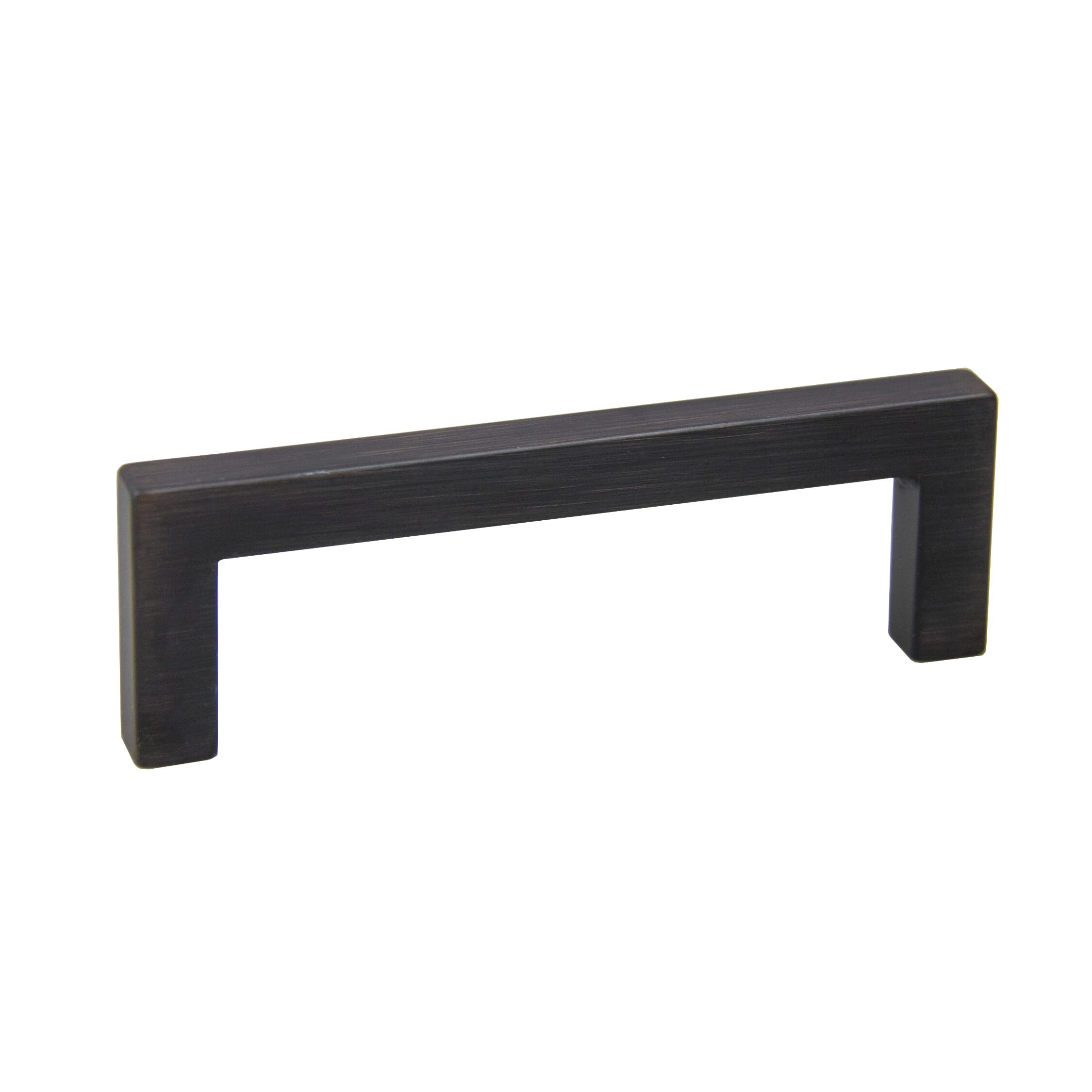 KCD Decorative Hardware Modern Square Pull 96mm CC Oil Brushed Bronze - product photo