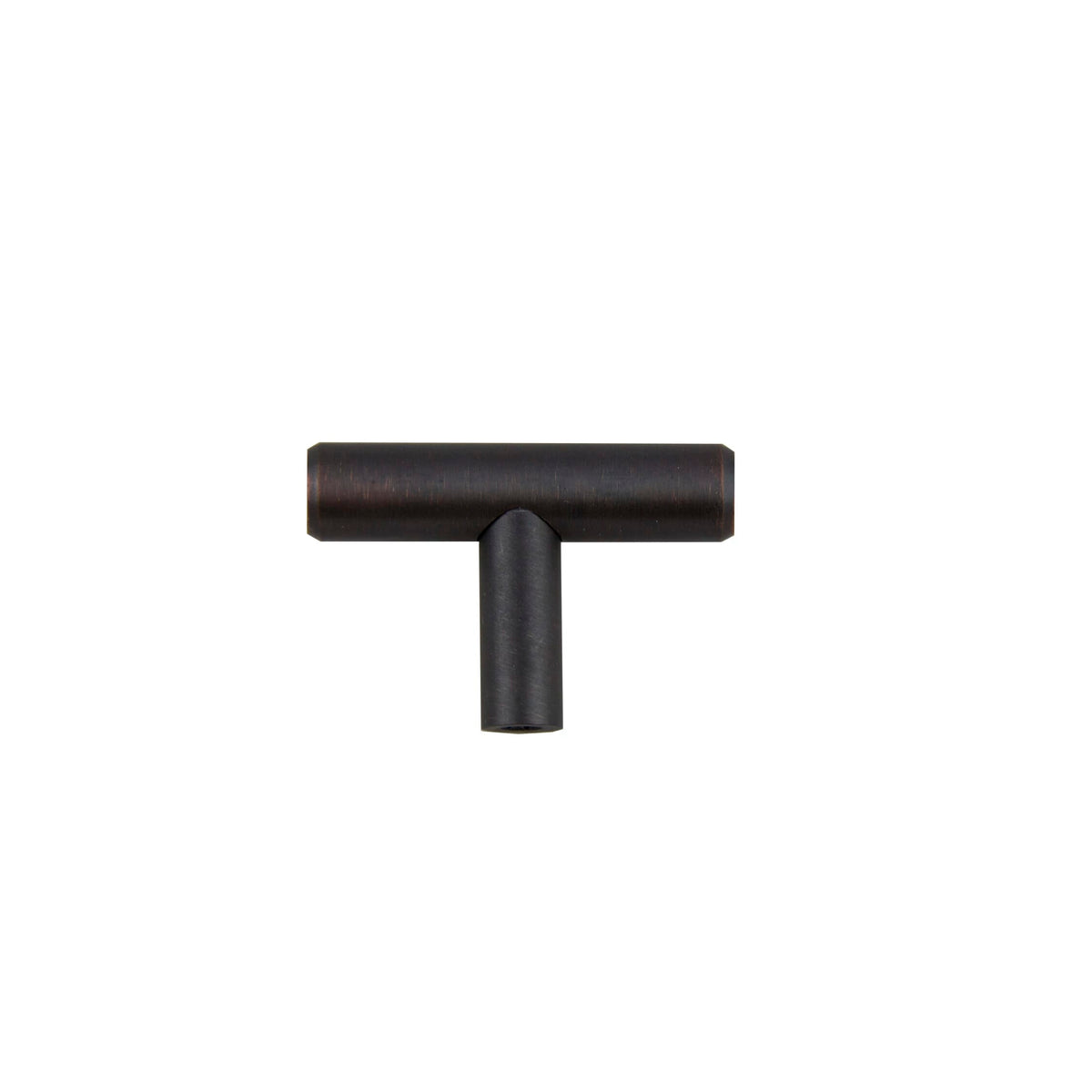KCD Decorative Hardware Bar Pull Knob 2" OL x 12mm Dia Oil Brushed Bronze - product photo
