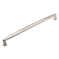 KCD Decorative Hardware Charlotte Appliance Pull 12" C/C Satin Nickel - product photo