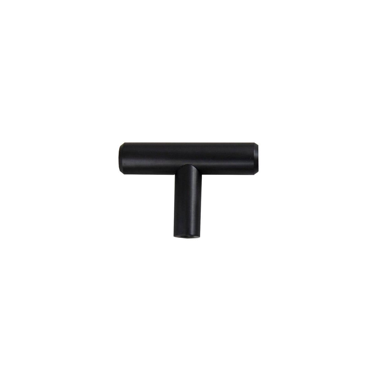 KCD Decorative Hardware Bar Pull Knob 2" OL x 12mm Dia Matte Black - product photo