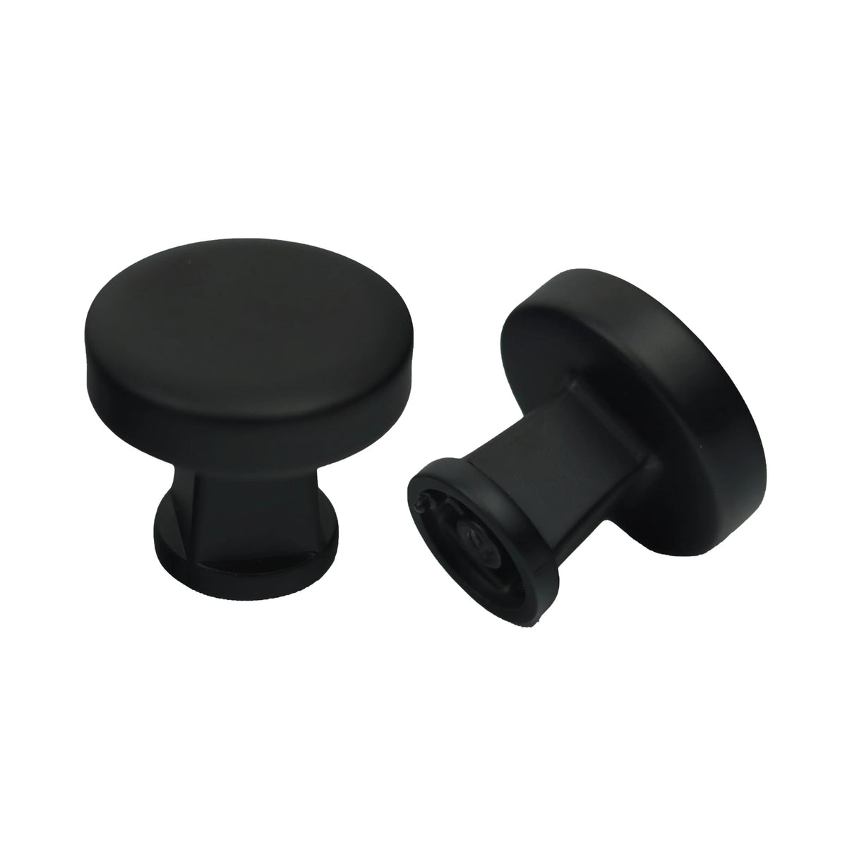 KCD Decorative Hardware 32mm Dia Colorado Knob Matte Black - product photo