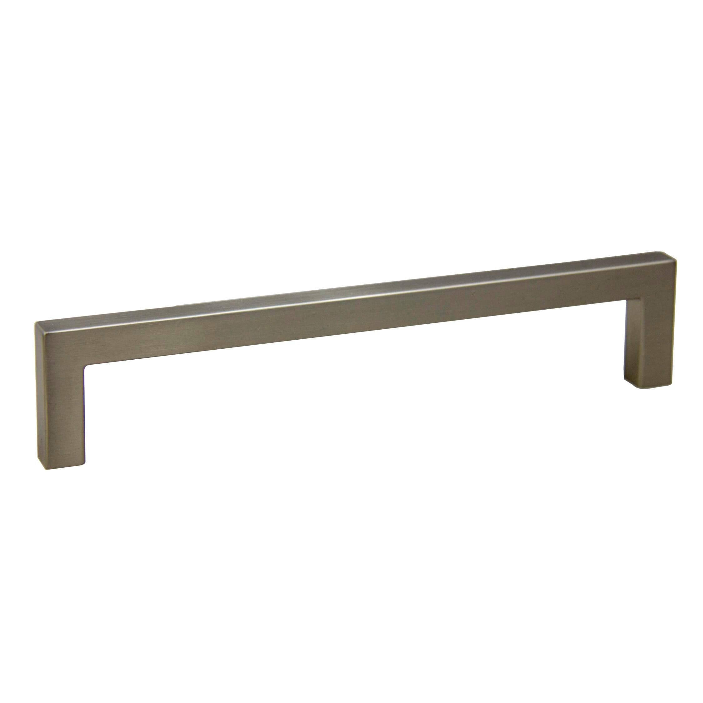 KCD Decorative Hardware Modern Square Pull 160mm CC Satin Nickel - product photo