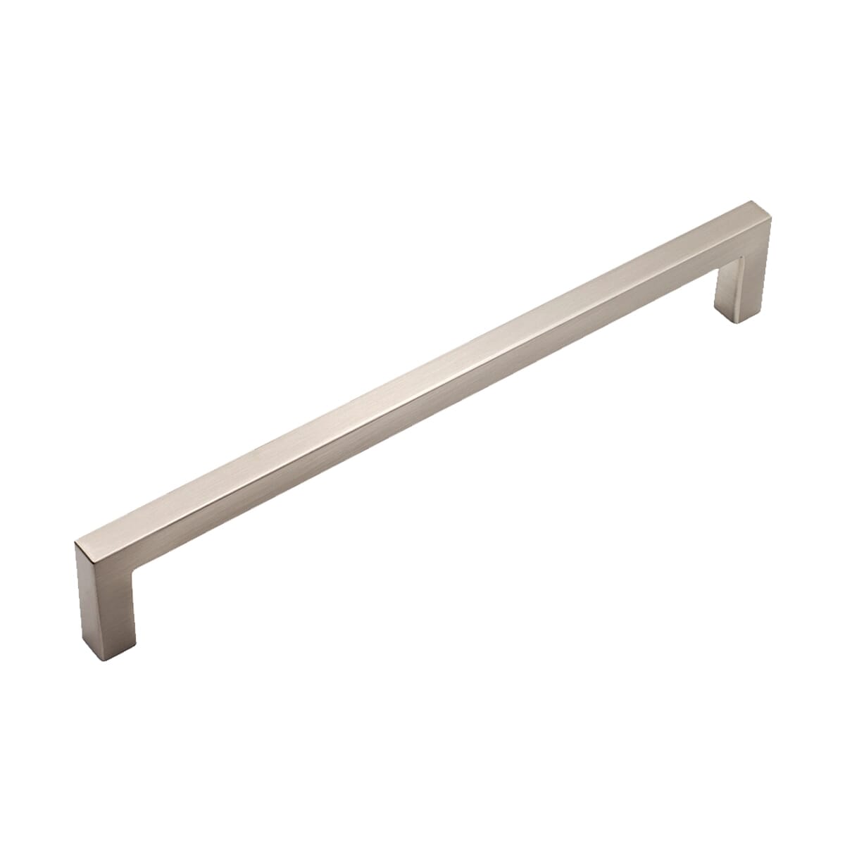 KCD Decorative Hardware Modern Square Appliance Pull 8" C/C Satin Nickel - product photo