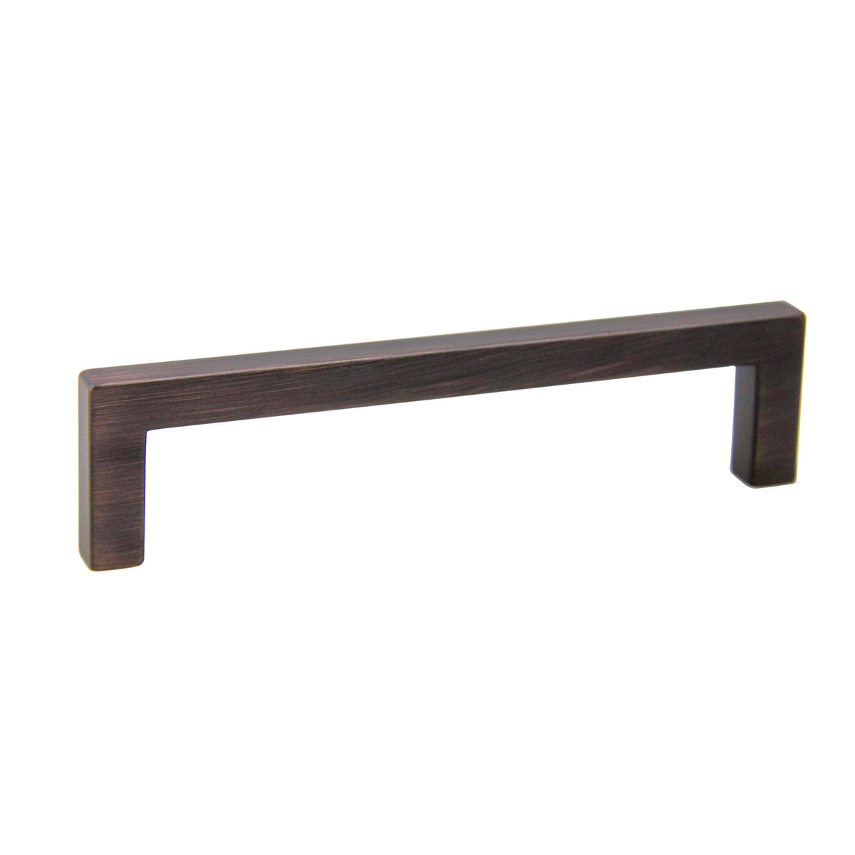 KCD Decorative Hardware Modern Square Pull 128mm CC Oil Brushed Bronze - product photo