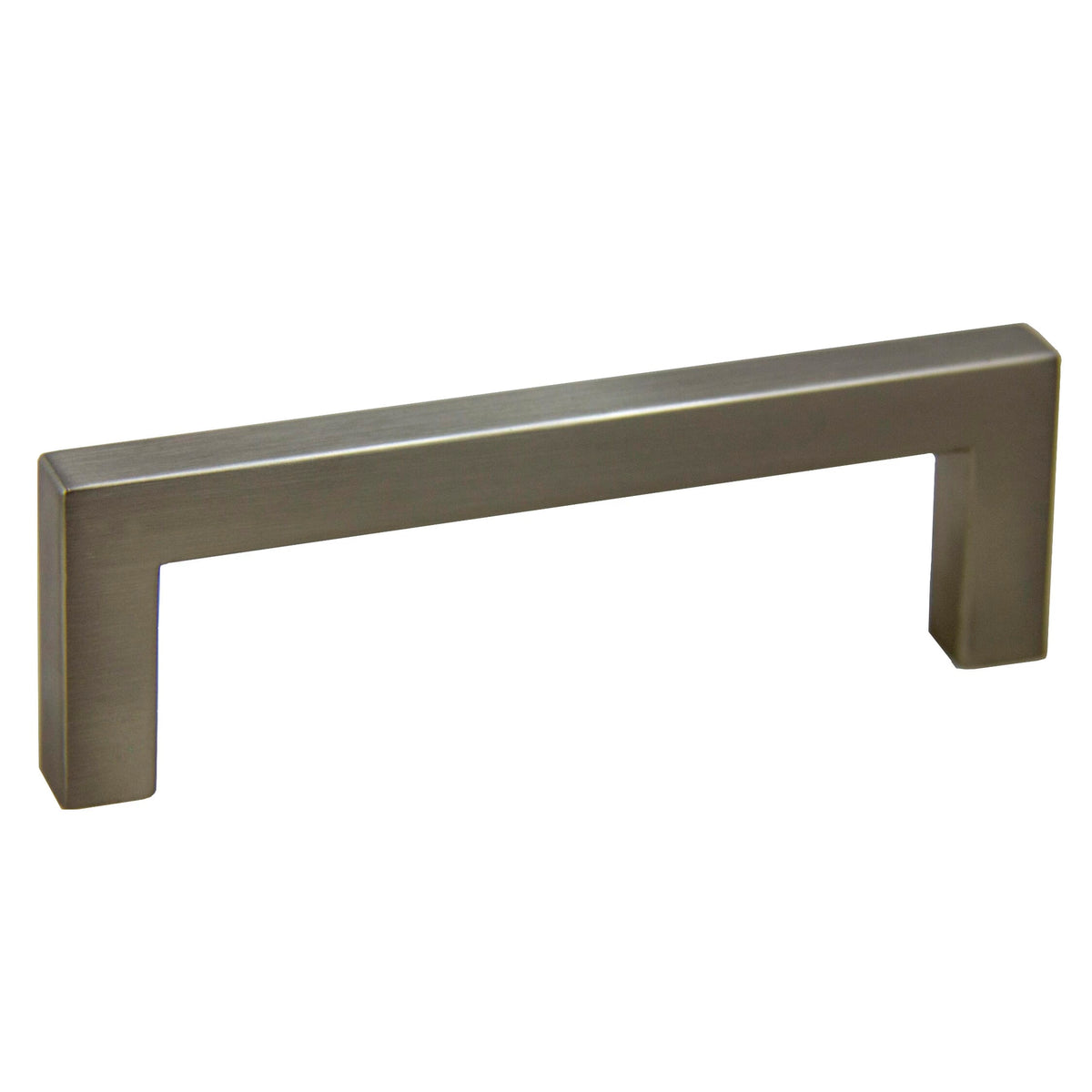KCD Decorative Hardware Modern Square Pull 96mm CC Satin Nickel - product photo
