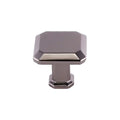 KCD Decorative Hardware 28mm Square Knob Dark Pewter - product photo
