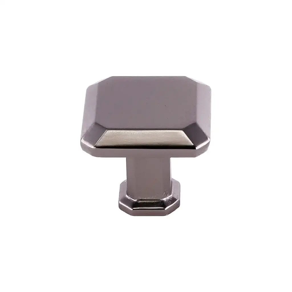 KCD Decorative Hardware 28mm Square Knob Dark Pewter - product photo