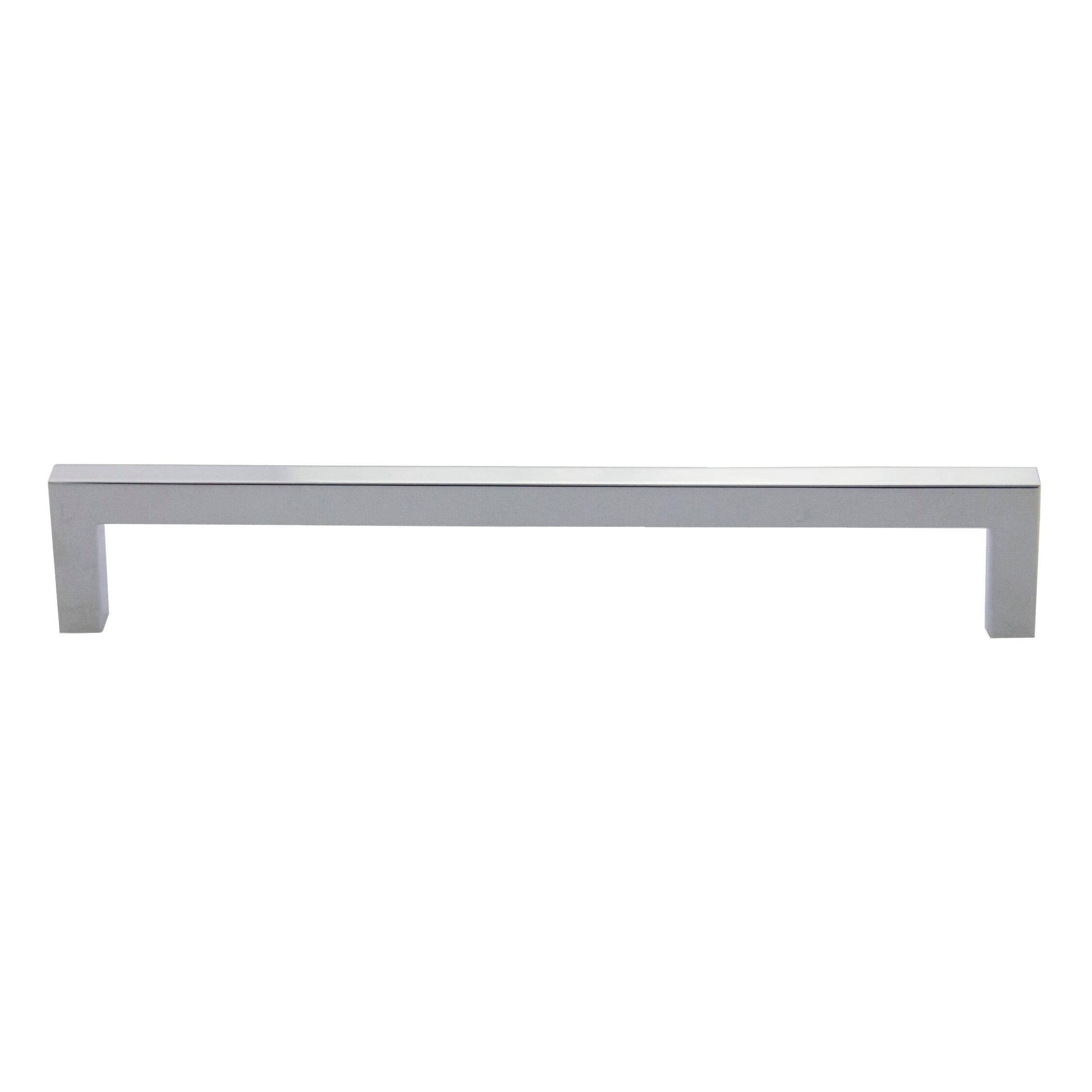 KCD Decorative Hardware Modern Square Pull 192mm CC Polished Chrome - product photo