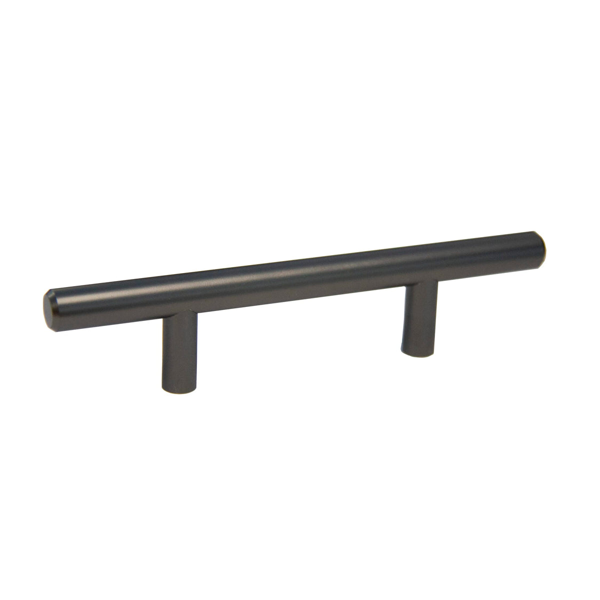 KCD Decorative Hardware Bar Pull 6" OL x 3" CC x 12mm Dia Dark Pewter - product photo