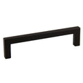 KCD Decorative Hardware Modern Square Pull 128mm CC Matte Black - product photo