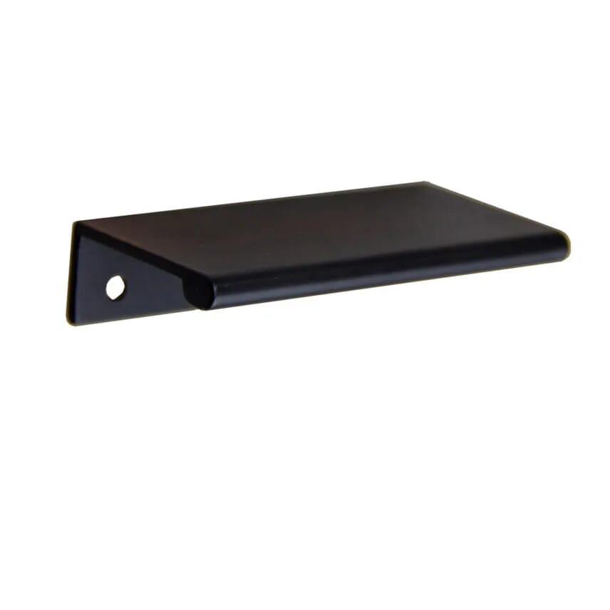 KCD Decorative Hardware Decorative Hardware Aluminum Tab Pull 64mm C/C 76mm OL with #6x5/8" WS Oil Rubbed Bronze - product photo