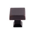 KCD Decorative Hardware 29.8mm Colorado Square Knob Oil Rubbed Bronze - product photo