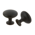 KCD Decorative Hardware 30mm Diecast Knob Matte Black - product photo