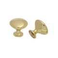 KCD Decorative Hardware 30mm Diecast Knob Polish Brass - product photo