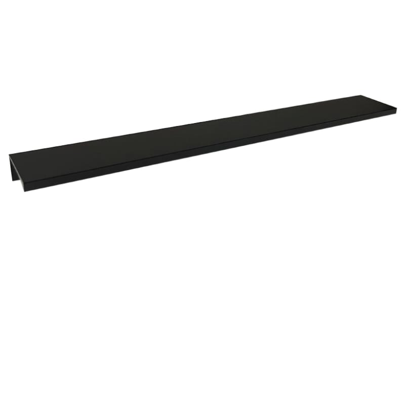 KCD Decorative Hardware Decorative Hardware Perfect Edge Pull 132mm*2 C/C 12" OL Matte Black W/#6*1/2" Screw - product photo