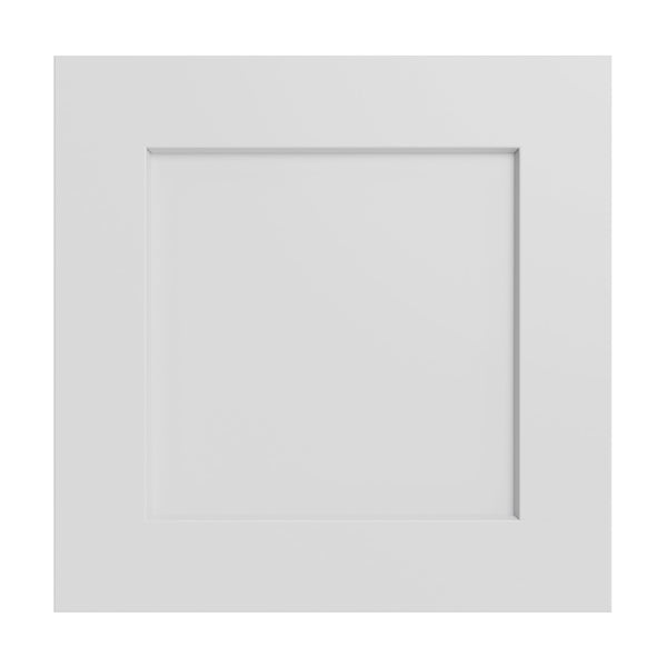 KCD Shaker Designer White Sample Door - 15" W x 15" H