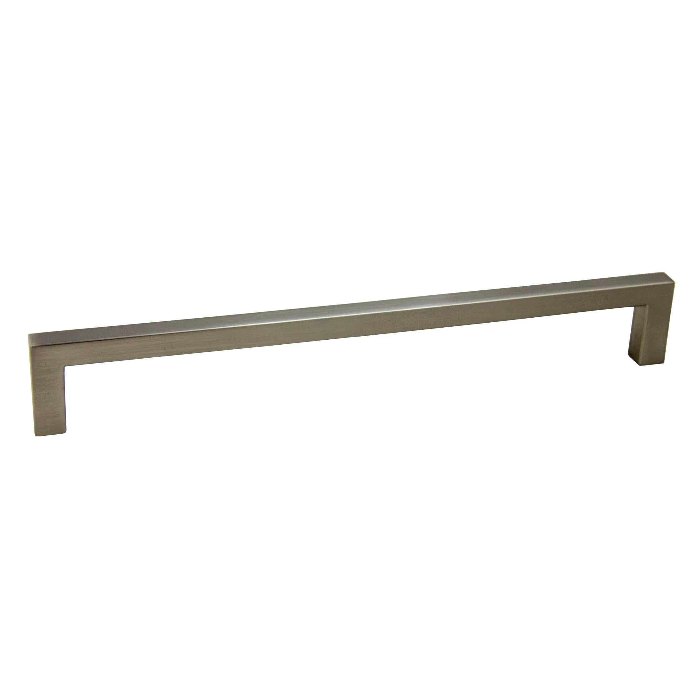 KCD Decorative Hardware Modern Square Pull 224mm CC Satin Nickel - product photo